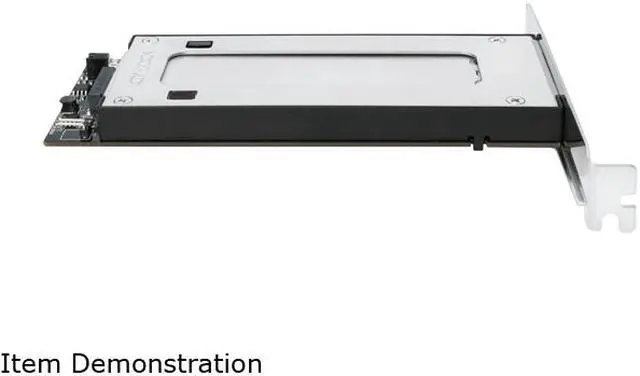 Alt view image 7 of 14 - ICY DOCK ToughArmor MB840M2P-B M.2 NVMe SSD to PCIe 3.0 x4 Removable SSD Mobile Rack for PCIe Expansion Slot