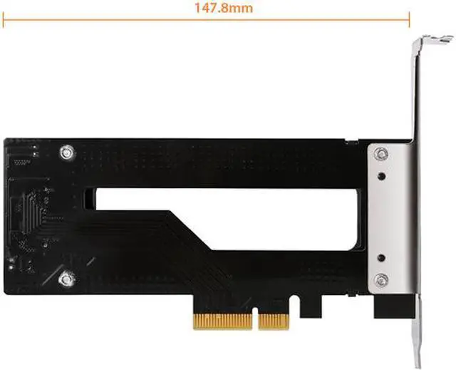 Alt view image 6 of 14 - ICY DOCK ToughArmor MB840M2P-B M.2 NVMe SSD to PCIe 3.0 x4 Removable SSD Mobile Rack for PCIe Expansion Slot