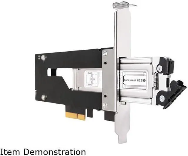 Alt view image 12 of 14 - ICY DOCK ToughArmor MB840M2P-B M.2 NVMe SSD to PCIe 3.0 x4 Removable SSD Mobile Rack for PCIe Expansion Slot