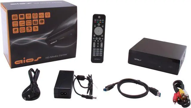 Alt view image 7 of 7 - Pivos AIOS Network HD Media Center PTGMCART35-US – 3.5" SATA I/II Hot Plug HDD Drive Bay HDMI LAN SDHC USB3.0 HTML 5 Browser UPnP P2P MKV Blu-Ray ISO Support