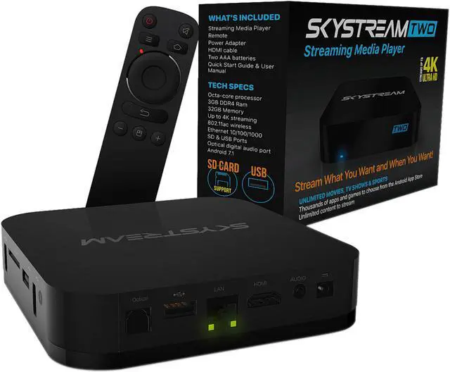 Alt view image 12 of 13 - SkyStream SKTWO TWO Streaming Media Player