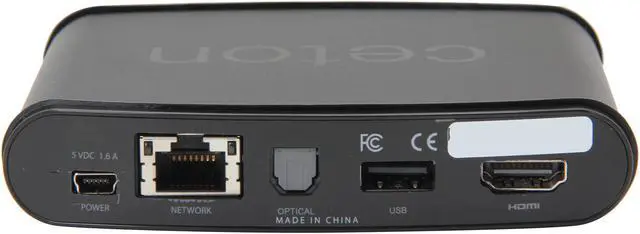 Alt view image 4 of 6 - Ceton Echo – Windows Media Center Extender Watch Live & Recorded TV/HDTV Access Personal Media Libraries on Any TV on Home Network, HDMI Interface, Remote Included