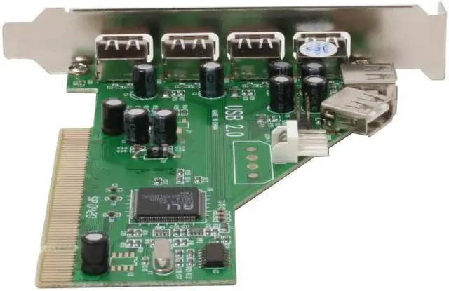Alt view image 4 of 7 - Fieon Digital Ali 4+2+2 Ports USB 2.0 PCI Card Model HY-1878