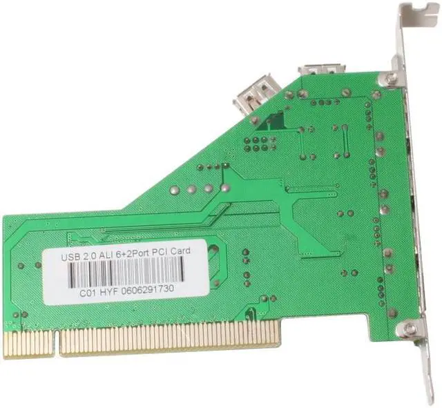 Alt view image 5 of 7 - Fieon Digital Ali 4+2+2 Ports USB 2.0 PCI Card Model HY-1878