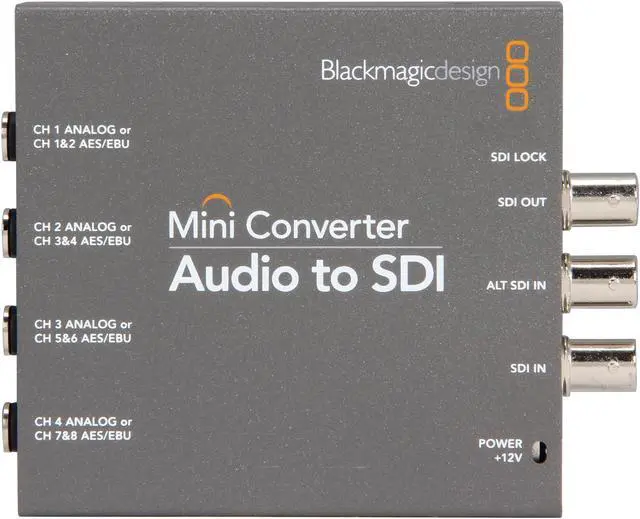 Alt view image 2 of 6 - Blackmagic Design Mini Converter Audio to SDI CONVMCAUDS