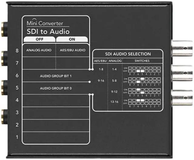 Alt view image 3 of 3 - Blackmagic Design SDI to Audio Mini Converter CONVMCSAUD