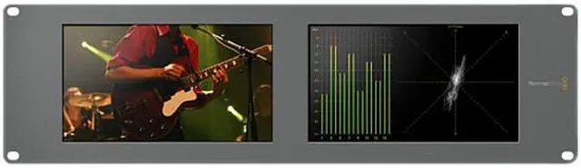 Alt view image 2 of 3 - Blackmagic Design Smartscope Duo 4K Rack Mounted Dual 6G-SDI Monitors HDL-SMTWSCOPEDUO4K