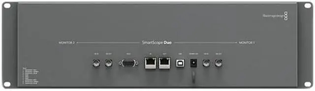 Alt view image 3 of 3 - Blackmagic Design Smartscope Duo 4K Rack Mounted Dual 6G-SDI Monitors HDL-SMTWSCOPEDUO4K