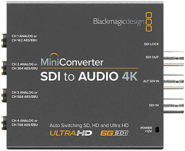 Alt view image 2 of 3 - Blackmagic Design Mini Converter SDI to Audio 4K CONVMCSAUD4K