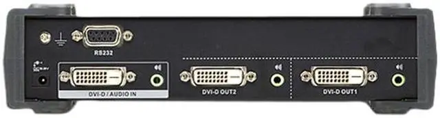 Alt view image 3 of 3 - ATEN 2-Port DVI Dual Link Splitter with Audio VS172