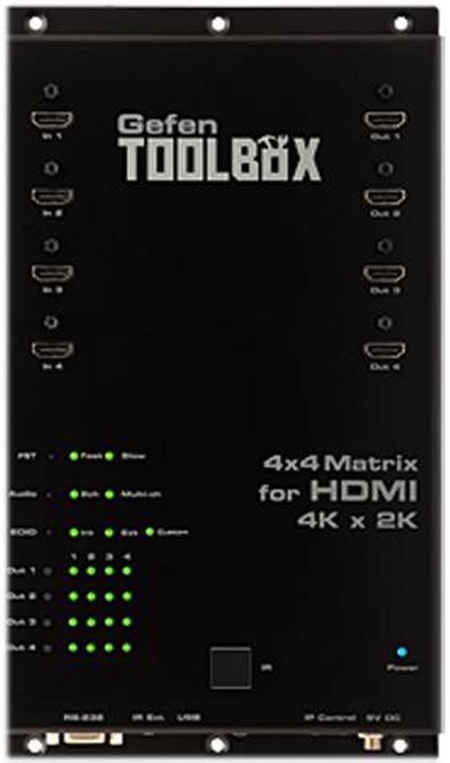 Main image of Gefen 4 x 4 Matrix for HDMI 4K x 2K GTB-HD4K2K-444-BLK