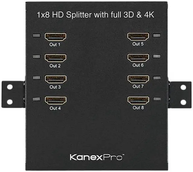 Main image of KanexPro ProBar 1x8 HDMI Splitter with 3D Support HD8PTBSP