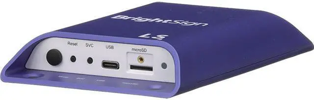Main image of BrightSign LS424 Standard I/O Digital Signage Media Player, H.265, Full HD, HTML5, USB 2.0 (type C)
