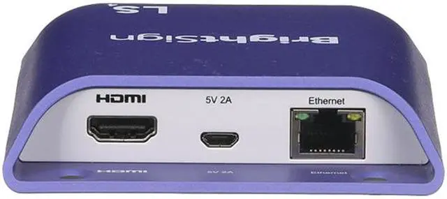 Alt view image 2 of 3 - BrightSign LS424 Standard I/O Digital Signage Media Player, H.265, Full HD, HTML5, USB 2.0 (type C)