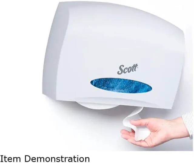 Alt view image 2 of 5 - Scott Essential Jumbo Roll Toilet Paper Dispenser
