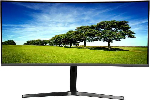 Alt view image 2 of 10 - Samsung 890 Series C34H890WJN Black 34" Curved 3440x1440 WQHD sRGB 4ms 100Hz AMD Freesync Monitor, 300cd/m2, HDMI/DP/USB-C/USB Hub, fully adj stand, VESA Compatible