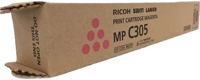 Main image of Magenta Toner Cartridge for Ricoh 842121 Aficio MP C305SP, Aficio MP C305SPF, Genuine Ricoh Brand