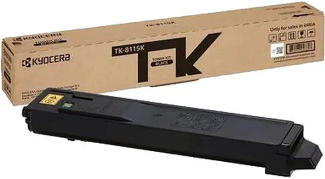 Main image of Black Toner Cartridge for Kyocera TK-8117K ECOSYS M8124cidn, ECOSYS M8130cidn, Genuine Kyocera Brand