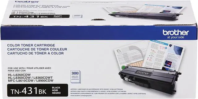 Alt view image 2 of 2 - Brother TN431BK Toner Cartridge - Black