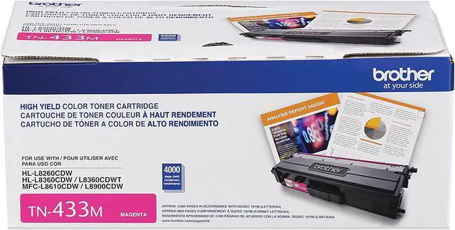 Alt view image 2 of 2 - Brother TN433M High Yield Toner Cartridge - Magenta