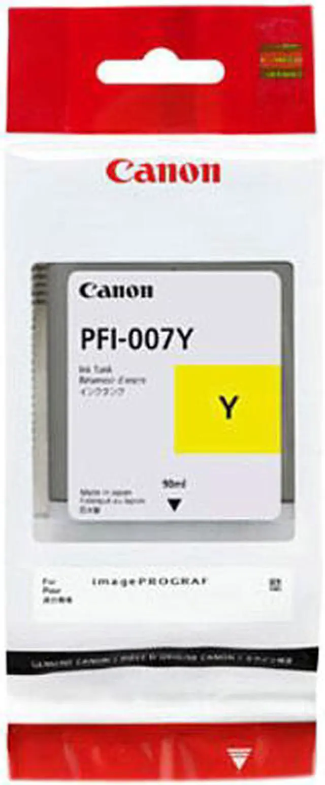 Canon PFI-007Y Yellow Ink Tank (90mL) - Newegg.com