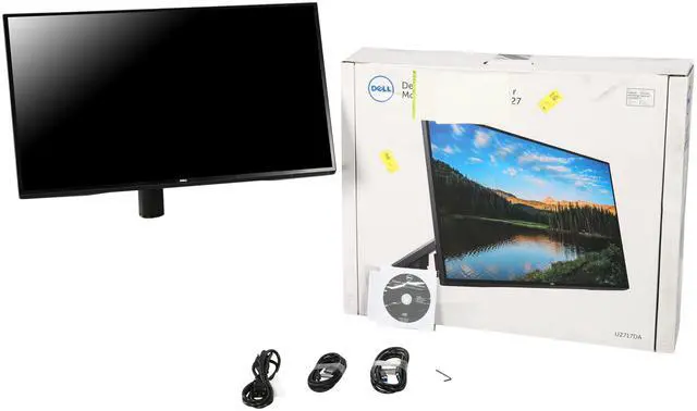 Alt view image 11 of 11 - Dell U2717DA 27" Ultrasharp InfinityEdge Professional IPS Widescreen Monitor, QHD 2560 x 1440, HDMI, DisplayPort, Mini DisplayPort, Fully Adjustable Stand