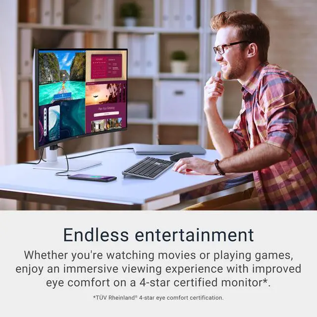 Alt view image 14 of 15 - Dell 34 Plus USB-C Monitor - S3425DW, UW-QHD, 120Hz Display, Speakers, USB-C, HDR