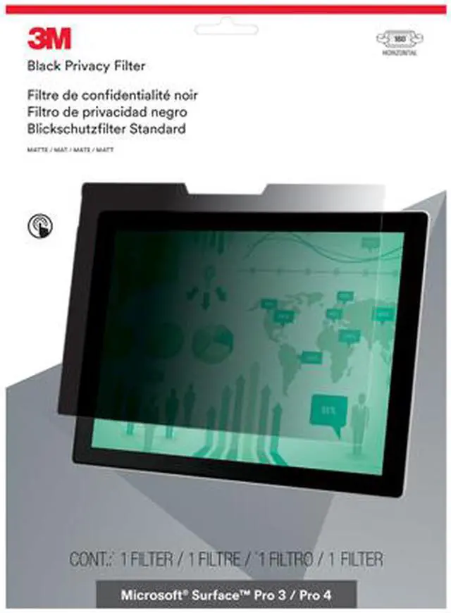 Main image of 3M™ Privacy Filter For Microsoft®; Surface®; Pro 3/4 Landscape