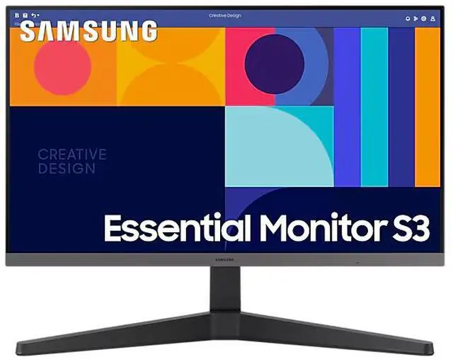 Main image of Samsung 24" S3 (S33GC) FHD IPS 100Hz AMD FreeSync Monitor (LS24C330GANXZA) - Black