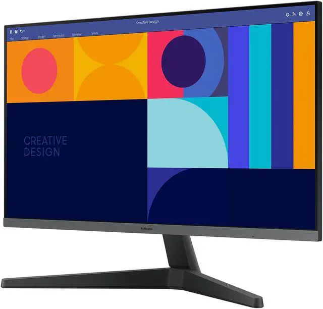 Alt view image 3 of 16 - Samsung 27" S3 (S33GC) FHD IPS 100Hz AMD FreeSync Monitor (LS27C330GANXZA) - Black