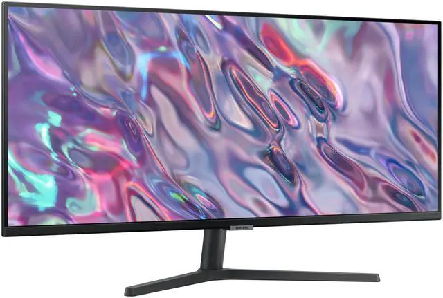 Alt view image 4 of 15 - Samsung 34-inch QHD Black 100Hz 5ms LED FreeSync High Resolution Monitor (LS34C50DGANXZA) - [Canada Version] (2023)