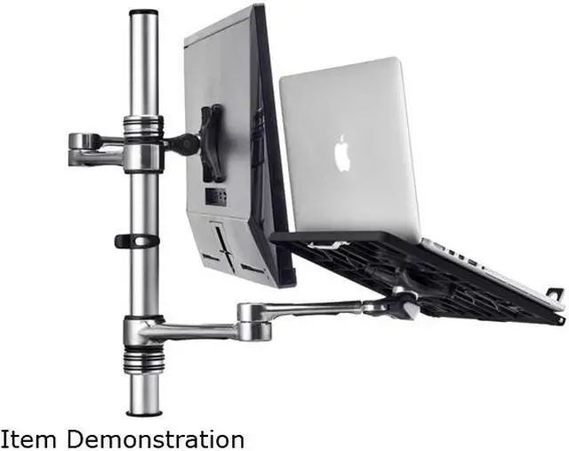 Alt view image 3 of 5 - atdec AF-AT-NBC-P Notebook Monitor Arm Combo Mount