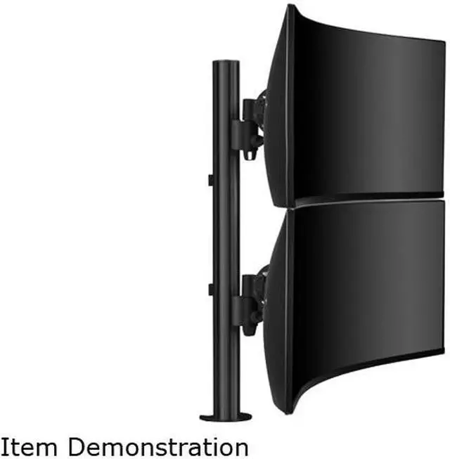 Alt view image 2 of 4 - atdec AWMS-2-LTH75-H-S Post Mounted Dual Display Stand