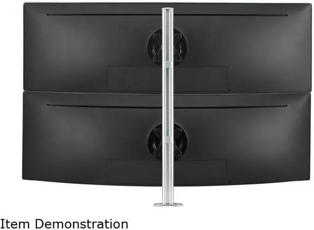 Alt view image 4 of 4 - atdec AWMS-2-LTH75-H-S Post Mounted Dual Display Stand