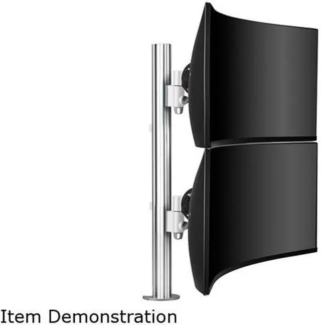 Main image of atdec AWMS-2-LTH75-H-S Post Mounted Dual Display Stand