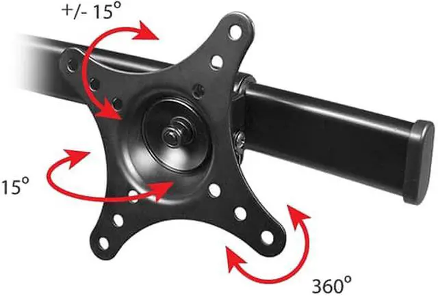 Alt view image 6 of 6 - DUAL MONITOR DESK STAND 13IN TO