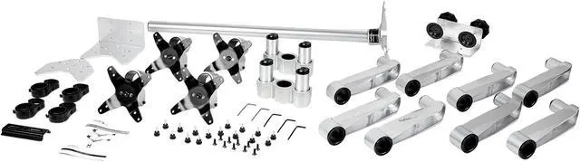 Alt view image 11 of 11 - StarTech Full Motion 4 Arm Up to 27" Desk Monitor Mount ARMQUADPS