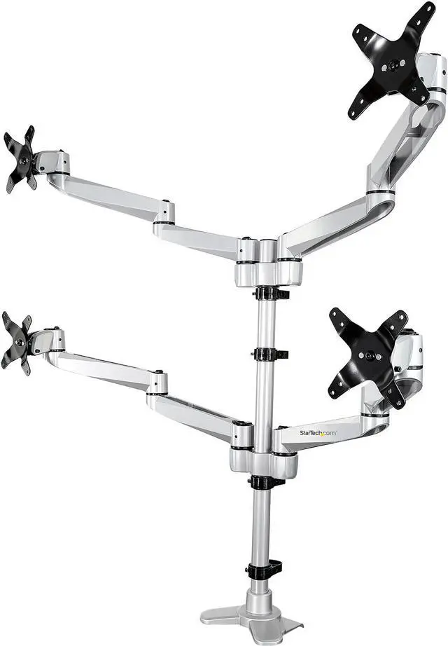Main image of StarTech Full Motion 4 Arm Up to 27" Desk Monitor Mount ARMQUADPS
