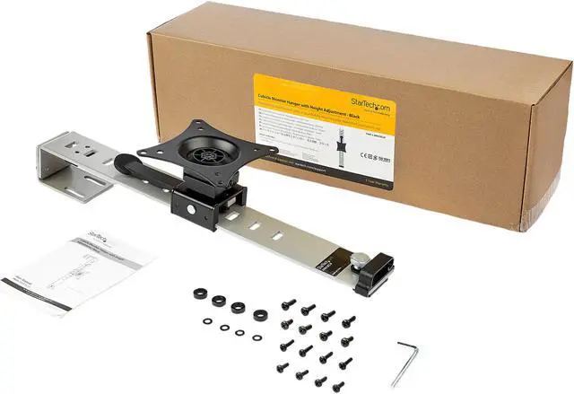 Alt view image 4 of 4 - StarTech Cubicle Monitor Mount Hanger Up to 34" Monitors Adjustable ARMCBCLB