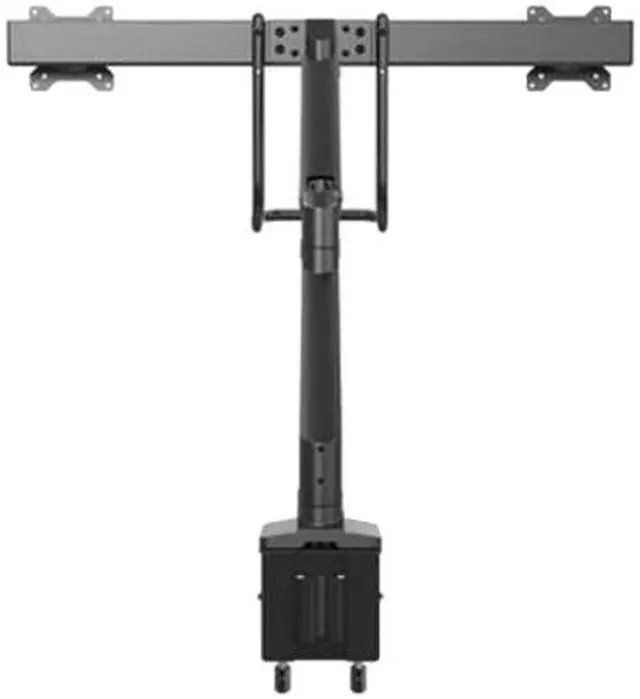 Alt view image 2 of 4 - StarTech Desk Mount Dual Monitor Arm with USB & Audio - Slim Full Motion Adjustable Dual Monitor VESA Mount for up to 32" Displays - Ergonomic Articulating - C-Clamp/Grommet, ARMSLIMDUAL2USB3