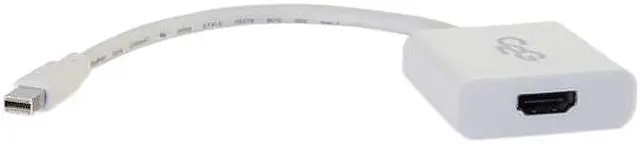 Alt view image 2 of 5 - C2g Mini Displayport To Hdmi Active Adapter Converter 4K 30Hz - White