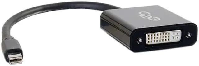 Alt view image 2 of 5 - C2g Mini Displayport To Dvi Adapter - Mini Dp To Dvi-D Active Converter - Black
