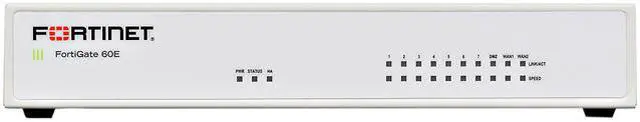 Main image of Fortinet FortiGate-60E Network Security / Firewall Appliance - Hardware Only (FG-60E)