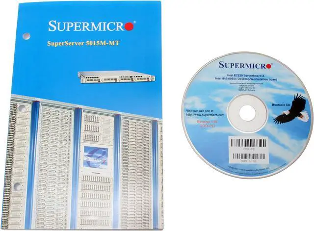 Alt view image 12 of 13 - SUPERMICRO SYS-5015M-MTB 1U Rackmount Barebone Server LGA 775 Intel E7230 DDRII 667/533
