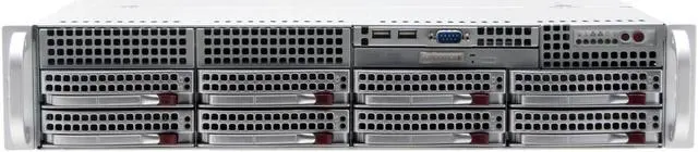 Alt view image 3 of 13 - SUPERMICRO 6025B-3V 2U Rackmount Barebone Server Dual LGA 771 Intel 5000P DDRII 667/533