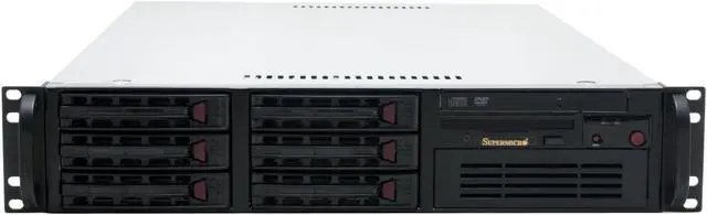 Alt view image 3 of 12 - SUPERMICRO 6025B-TB 2U Rackmount Barebone Server Dual LGA 771 Intel 5000P DDRII 667/533