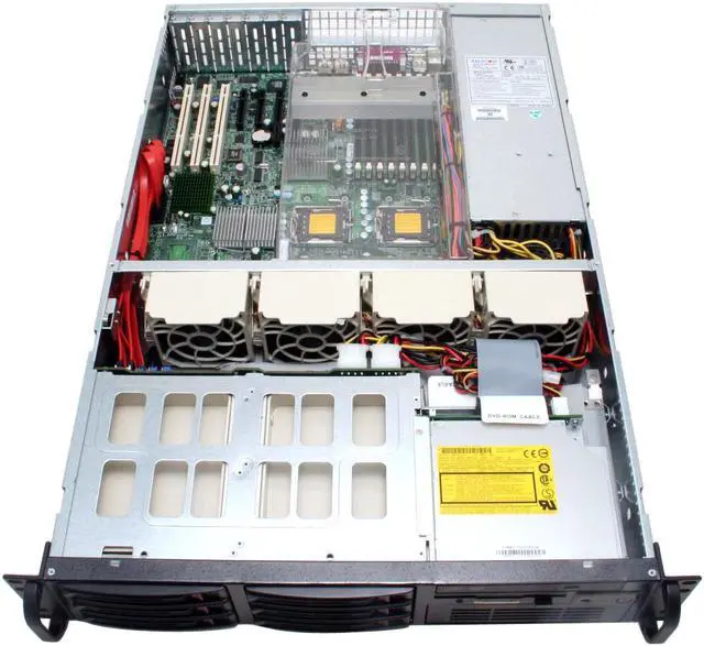 Alt view image 6 of 12 - SUPERMICRO 6025B-TB 2U Rackmount Barebone Server Dual LGA 771 Intel 5000P DDRII 667/533