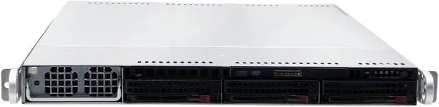 Alt view image 3 of 14 - SUPERMICRO SYS-6015X-TB 1U Rackmount Barebone Server Dual LGA 771 Intel 5000P DDRII 667/533