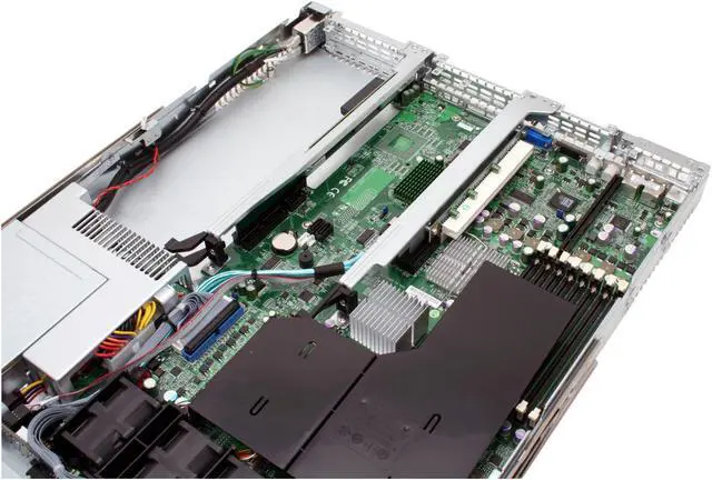 Alt view image 7 of 14 - SUPERMICRO SYS-6015X-TB 1U Rackmount Barebone Server Dual LGA 771 Intel 5000P DDRII 667/533