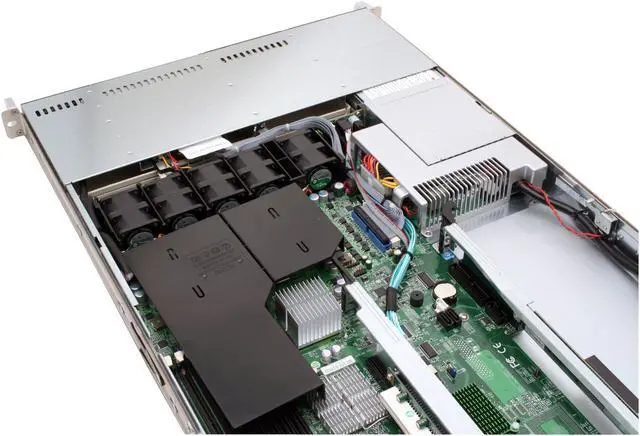 Alt view image 8 of 14 - SUPERMICRO SYS-6015X-TB 1U Rackmount Barebone Server Dual LGA 771 Intel 5000P DDRII 667/533